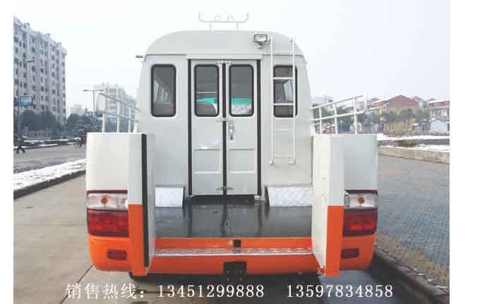 江淮7米14座汽油機(jī)電力工程車(chē)（國(guó)四）